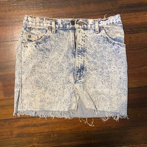 Levi’s 505 Jean skirt from Urban Outfitters